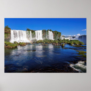 Pôster Iguacu cai (Cataratas faz Iguacu)