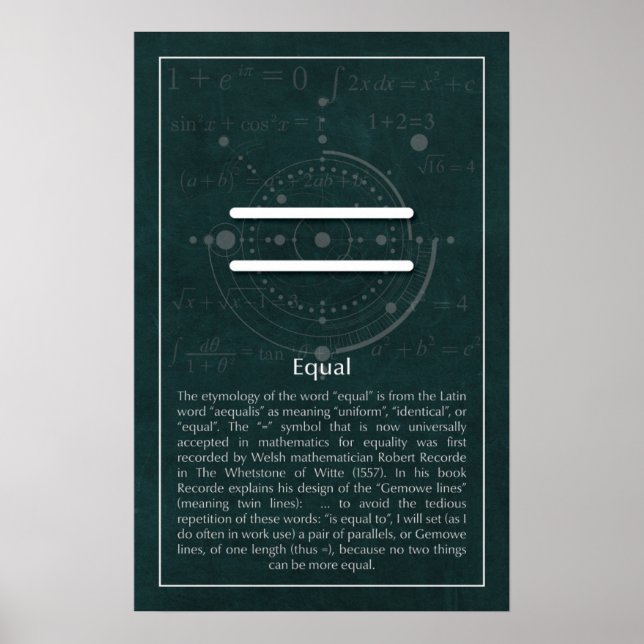 Pôster Igual (Frente)