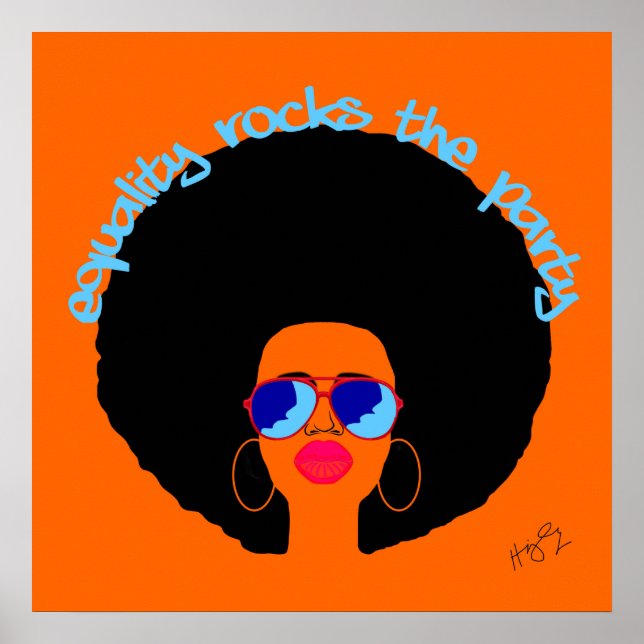 Poster Igualdade Foge O Partido (Frente)