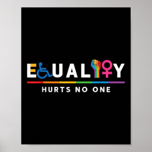 Poster Igualdade Prejudica os Direitos Humanos Lgbt Gay L