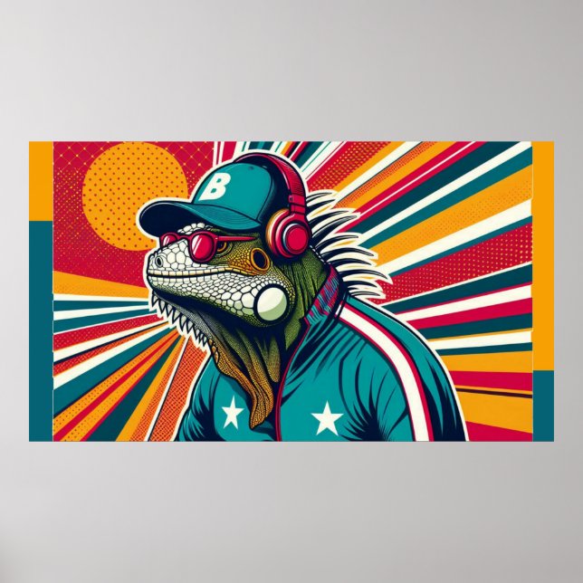 POSTER IGUANA B' BOY 6 (Frente)