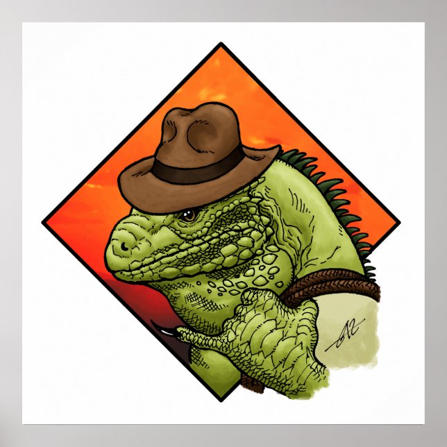 Poster Iguana Jones (Frente)