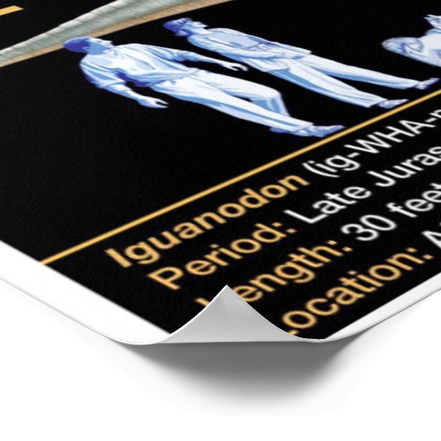 Poster Iguandon - Biology Jurassic (Borda)