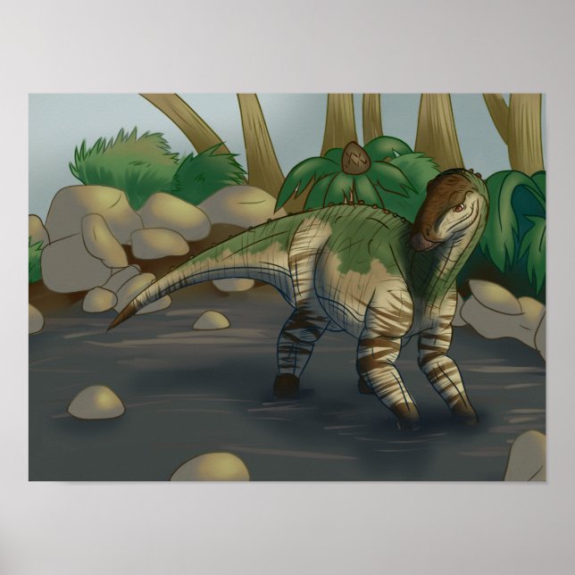 Poster Iguanodon (Frente)