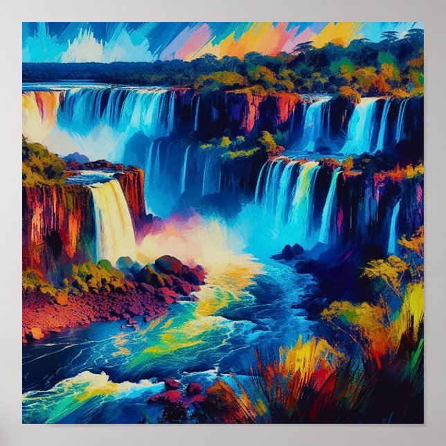 Poster Iguazu Falls (Frente)