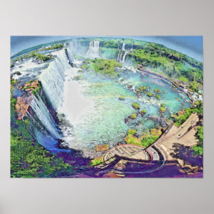 Poster Iguazu Falls Argentina
