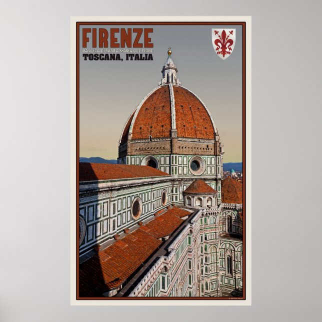 Poster il Duomo da Campanile de Giotto (Frente)
