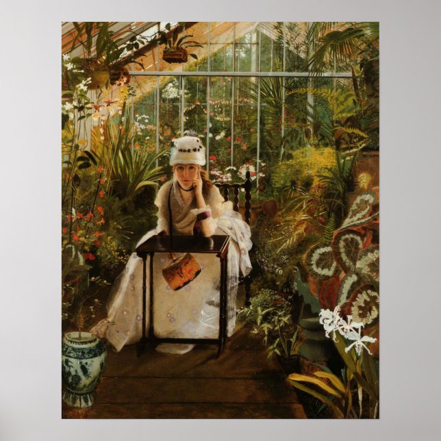 Poster Il Penseroso by John Atkinson Grimshaw 1875 (Frente)