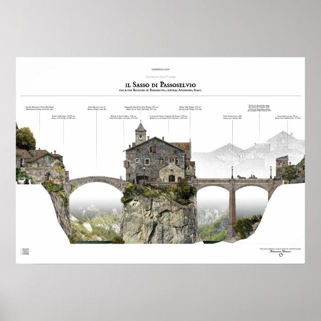 Pôster Il Sasso di Passoselvio (Frente)