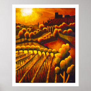 Pôster Il tramonto da Casa Memmo