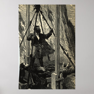 Poster Ile Mysterieuse, Jules Verne A Misteriosa Ilha