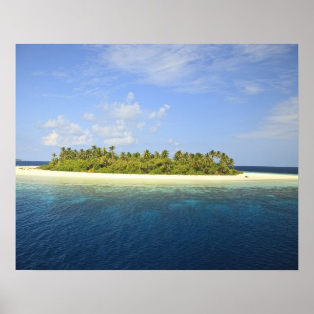 Pôster Ilha Baughagello, Atol South Huvadhoo, 3 (Frente)
