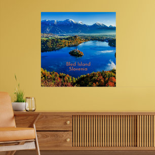 Poster Ilha Bled, Eslovênia