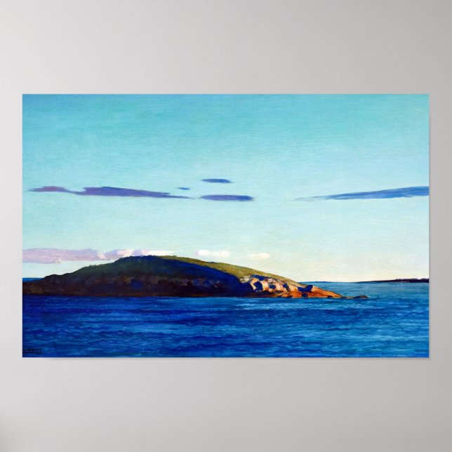 Poster Ilha Blubber, Maine por Newell Convers Wyeth (Frente)