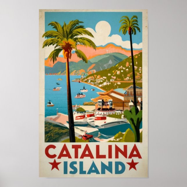 Poster Ilha Catalina (Frente)