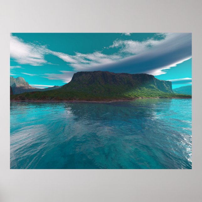 Poster Ilha das Sombras (Frente)