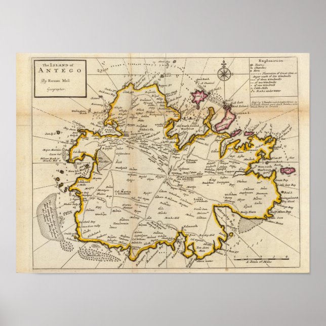 Poster Ilha de Antego (Frente)