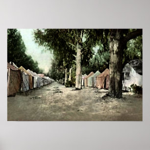 Poster Ilha de Catalina do papai noel, Califórnia