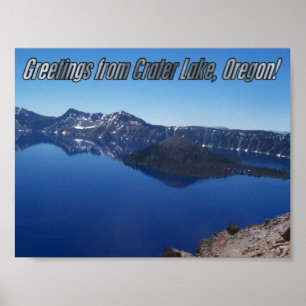 Poster Ilha de Crater Lake National Park