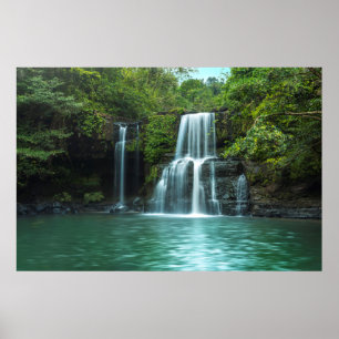 Poster Ilha de Kood do Koh de Klong Chao   da cachoeira