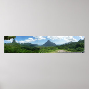 Pôster Ilha de Moorea, Polinésia francesa