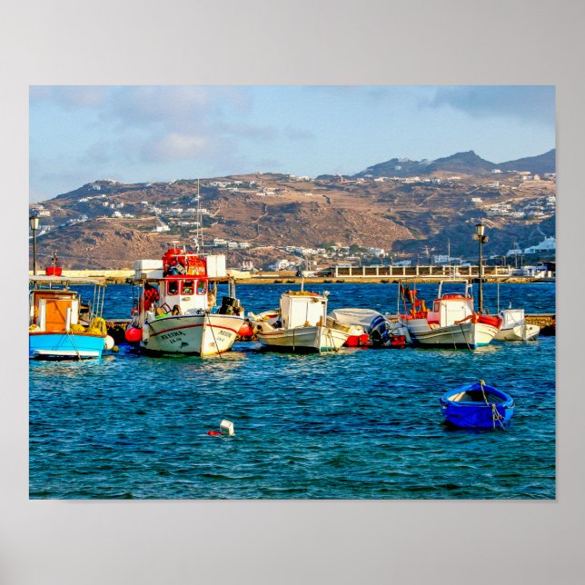 Poster Ilha de Mykonos (Frente)
