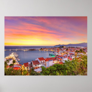 Poster ilha de Samos, Grécia