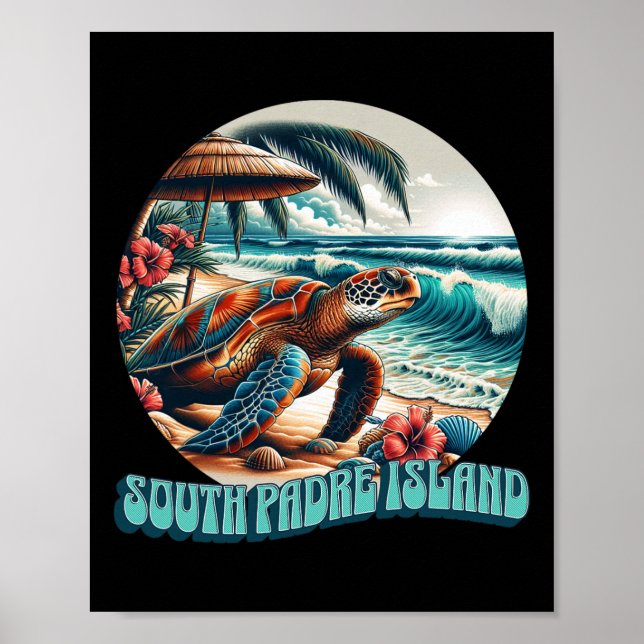 Poster Ilha de South Padre _1 (Frente)