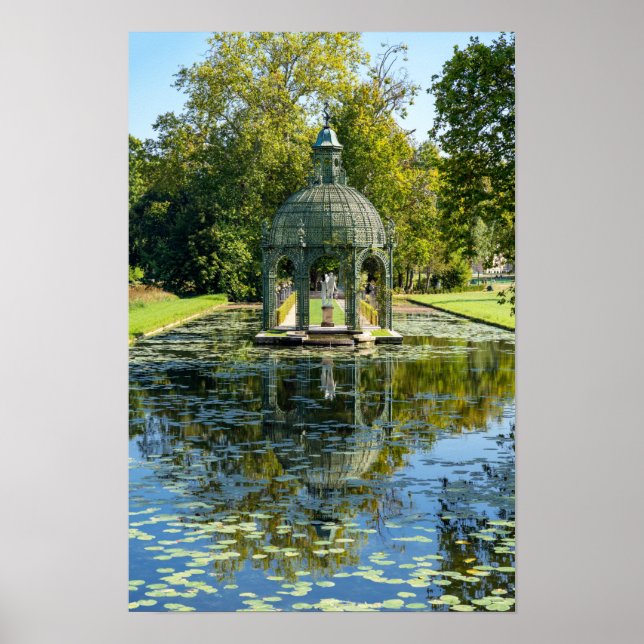 Poster Ilha do Amor no Chateau de Chantilly (Frente)
