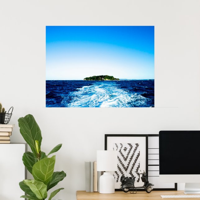 Poster Ilha do Macaco — Sarujima (Japão) (Escritório em casa)