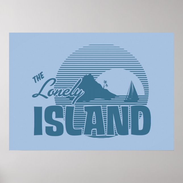 Pôster Ilha Dookie - Azul (Frente)