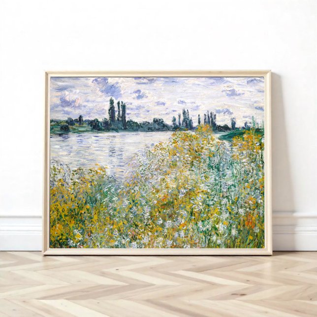 Poster Ilha Flor perto de Vétheuil, Monet (Criador carregado)