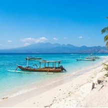Ilha Gili Trawangan Paraíso Arte de Parede de Prai