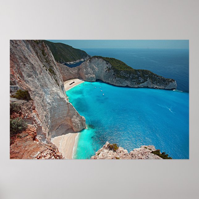 Poster Ilha grega tropical (Frente)