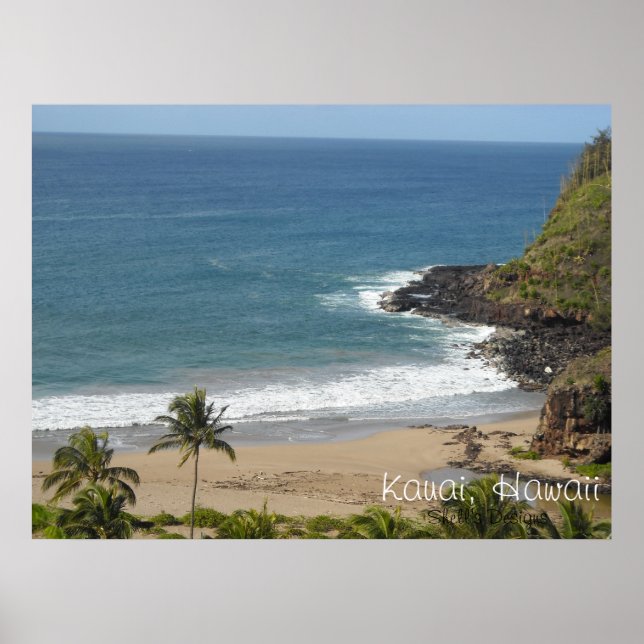 Poster Ilha Kauai Havaí (Frente)