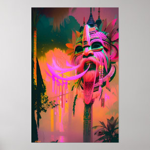 Poster Ilha Magic no Tropical Air Ken Gage