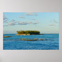 Poster Ilha Pequena nas Bahamas