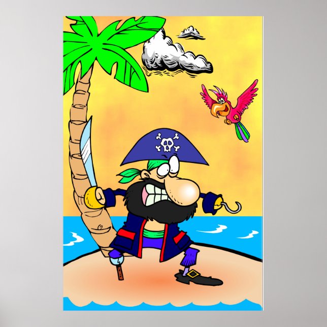 Poster Ilha Pirate (Frente)