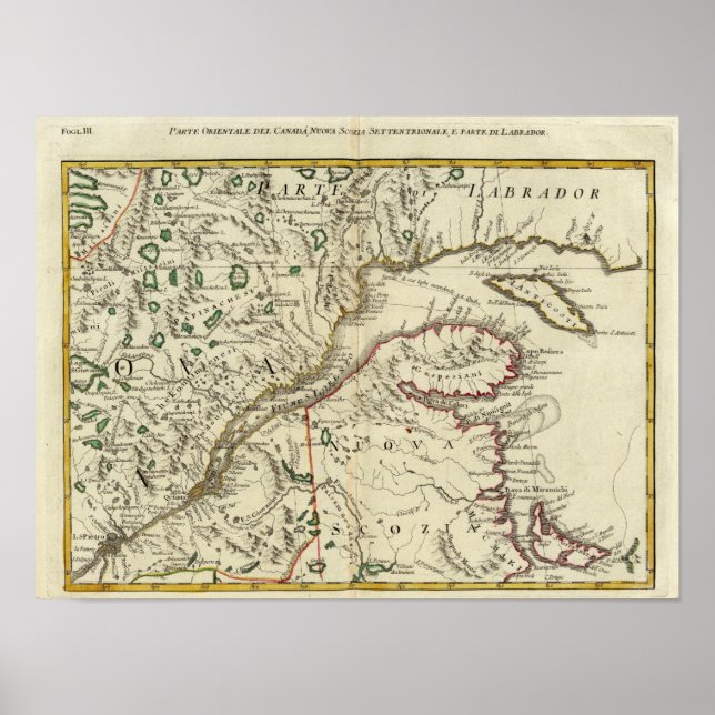 Pôster Ilha Prince Edward, New Brunswick (Frente)