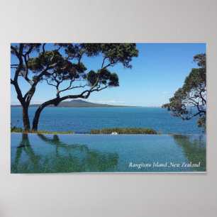 Poster Ilha Rangitoto, Nova Zelândia