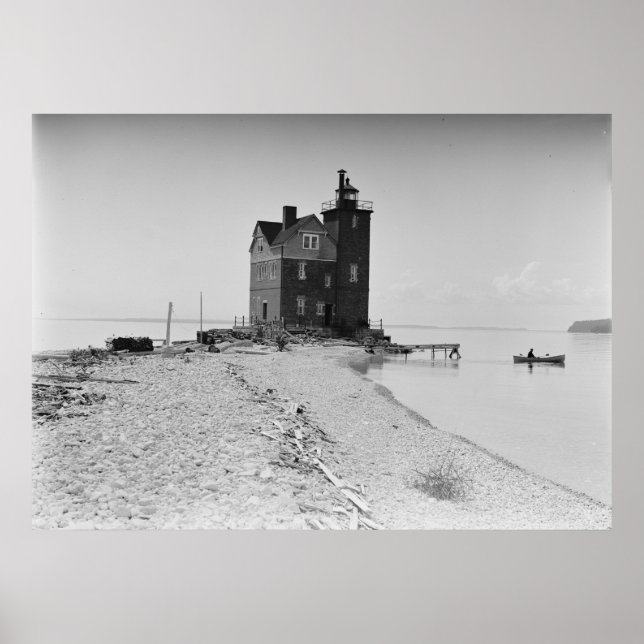 Poster Ilha Round Light (Frente)