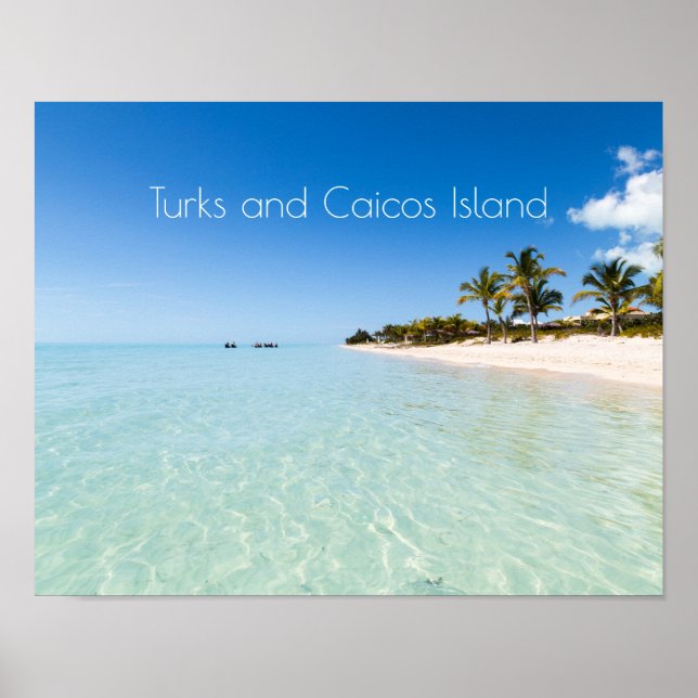 Poster Ilha Turks e Caicos (Frente)