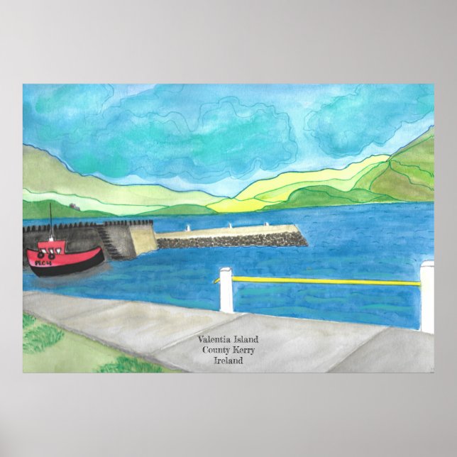 Poster Ilha Valentia (Frente)