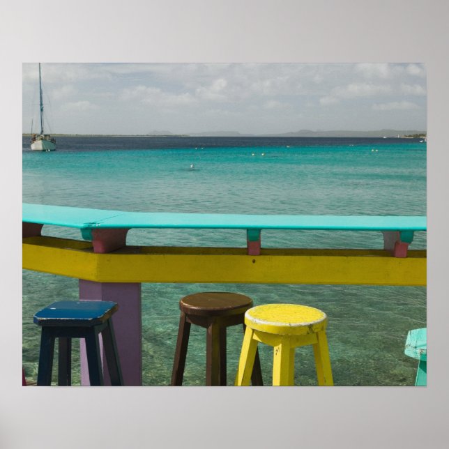 Pôster Ilhas ABC, BONAIRE, Kralendijk: Ocean View (Frente)