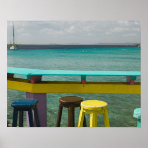Pôster Ilhas ABC, BONAIRE, Kralendijk:Vista de Oceano