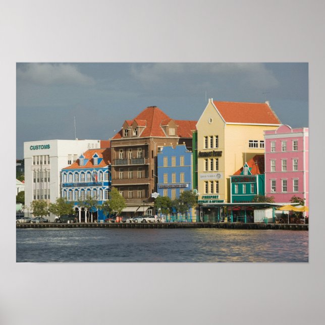 Pôster Ilhas ABC, CURACAO, Willemstad: Orla 2 (Frente)