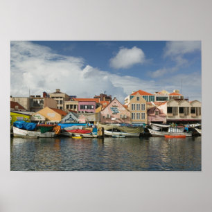 Pôster Ilhas ABC, CURACAO, Willemstad: Punda,