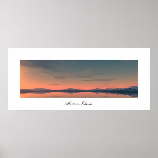 Pôster Ilhas Aleutas (Frente)