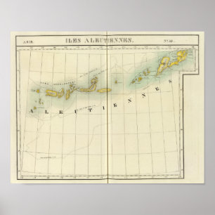 Pôster Ilhas Aleutas 39