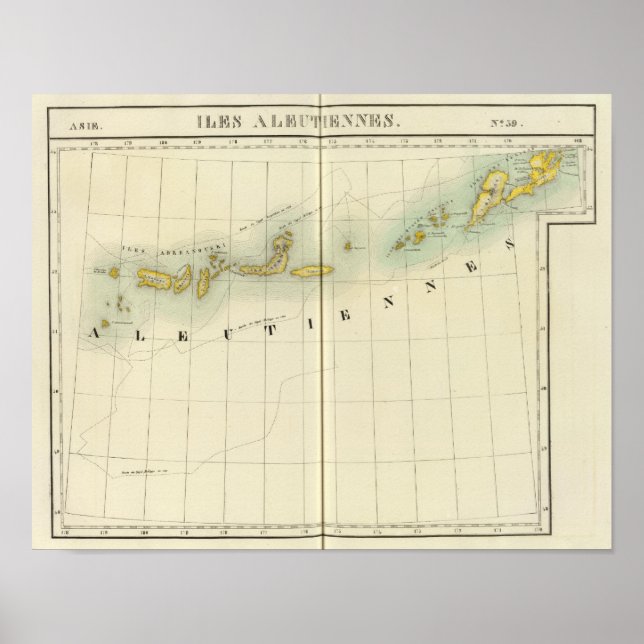 Pôster Ilhas Aleutas 39 (Frente)